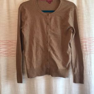 Tan cardigan